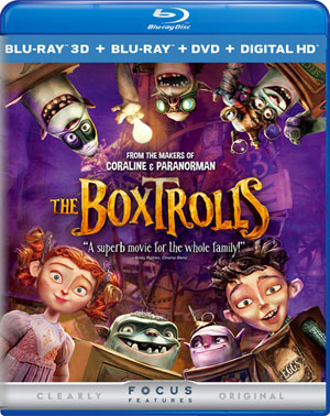 The Boxtrolls 3D Blu-ray
